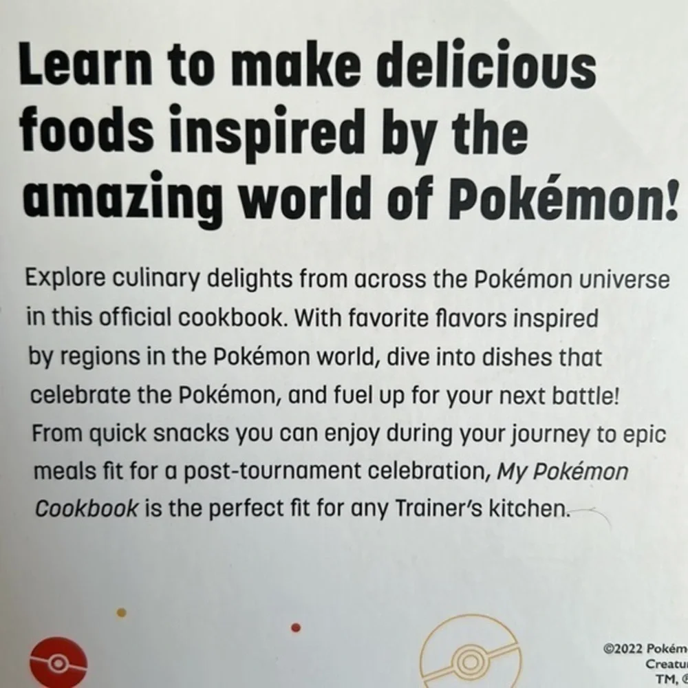 My Pokémon Cookbook by Victoria Rosenthol hardcover Brand New - Picture 5 of 7